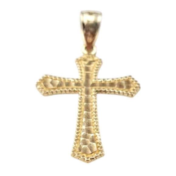 14 Karat Yellow Gold Cross Pendant #20891 - Picture 4 of 12
